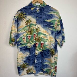 vintage Pierre Cardin Hawaiian shirt, size: M